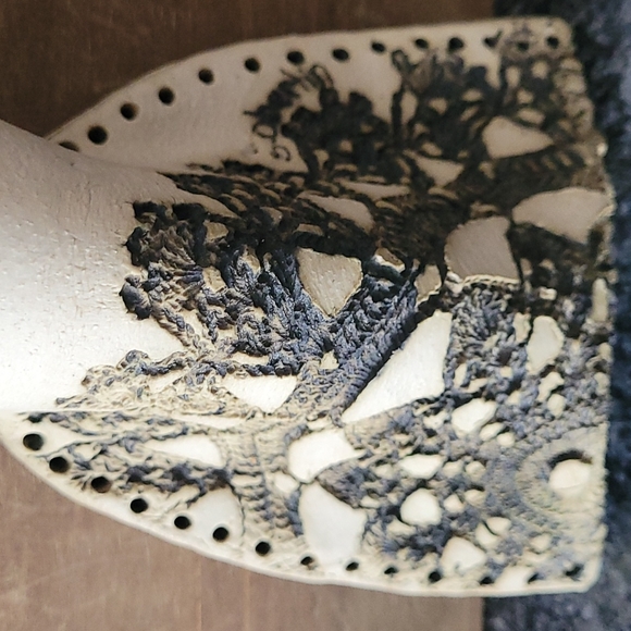 Handcrafted Clay Wall Pocket - Flower Vase - Picture 2 of 10